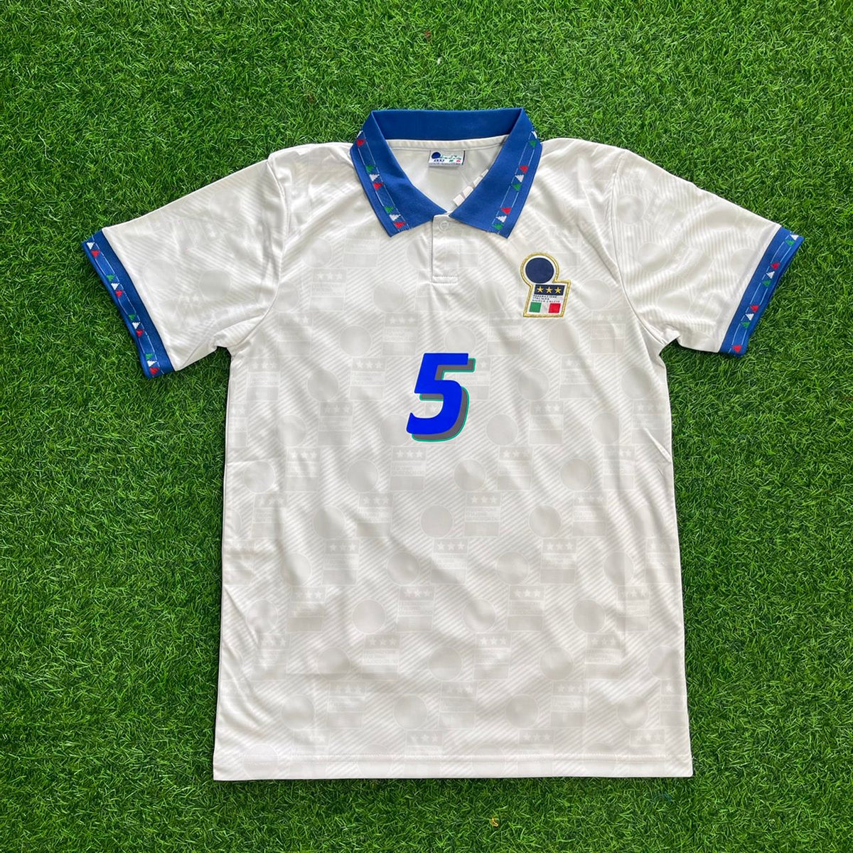 Paolo Maldini Italy 1994 World Cup Retro Jersey Maillot Trikot Maglia Soccer Shirt