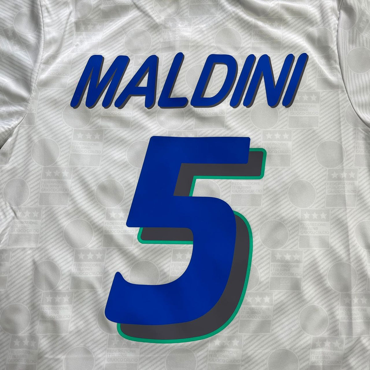 Paolo Maldini Italy 1994 World Cup Retro Jersey Maillot Trikot Maglia Soccer Shirt