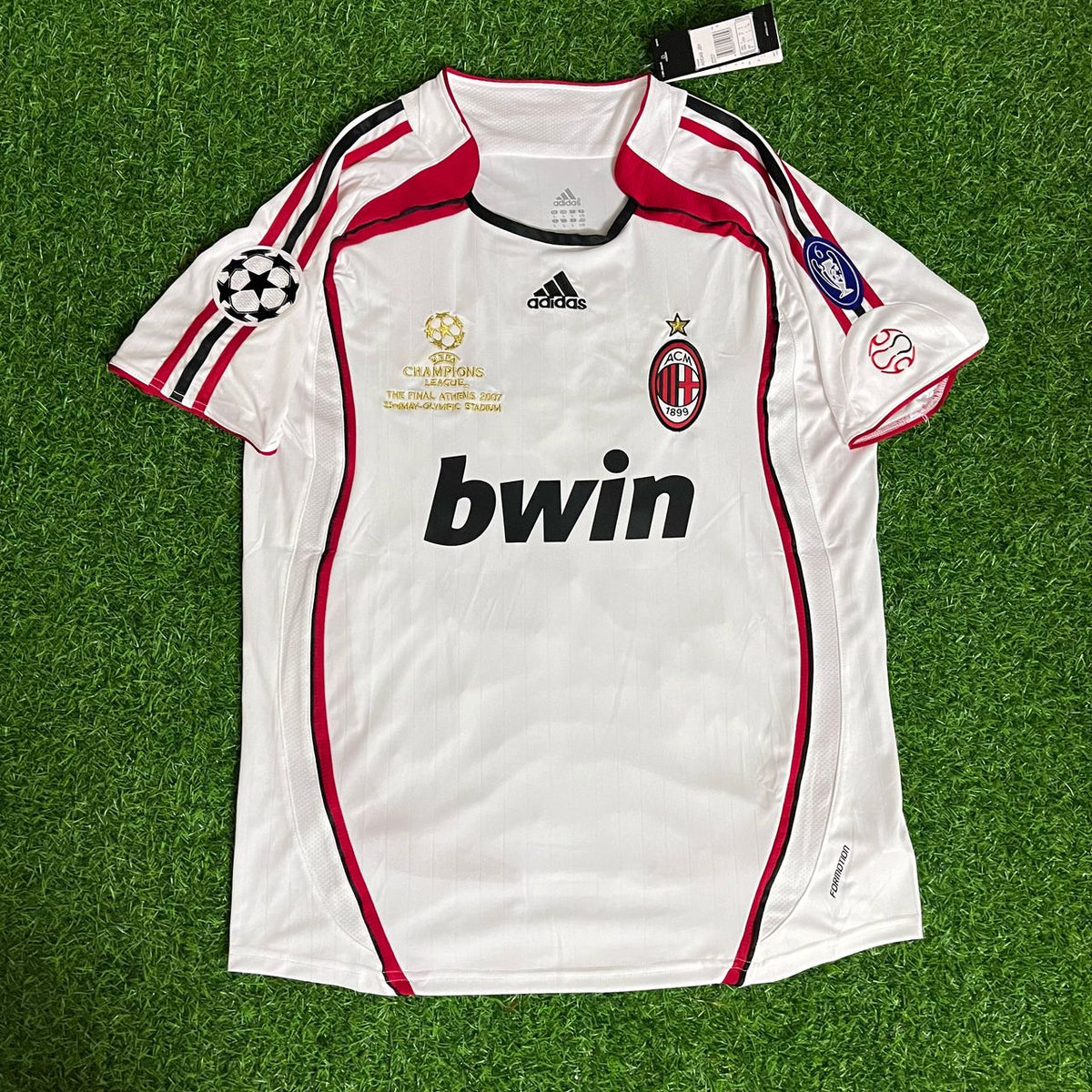 Paolo Maldini Milan 2007 Final Athene Champions League Final White Retro Jersey Trikot Maillot Maglia