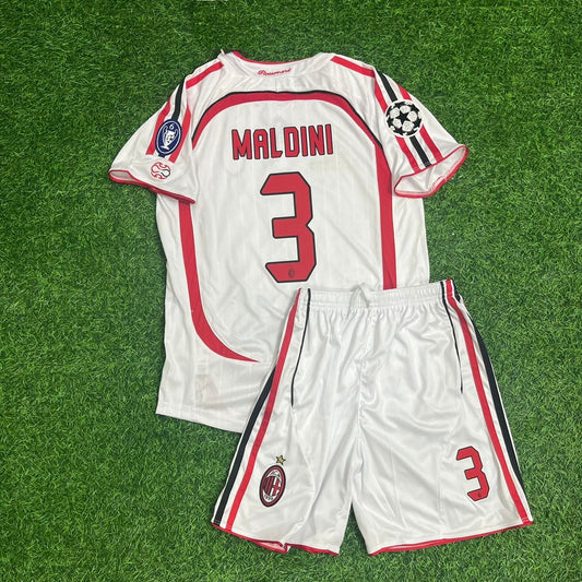 Paolo Maldini Milan 2007 Final Kinder Retro Fußballtrikot