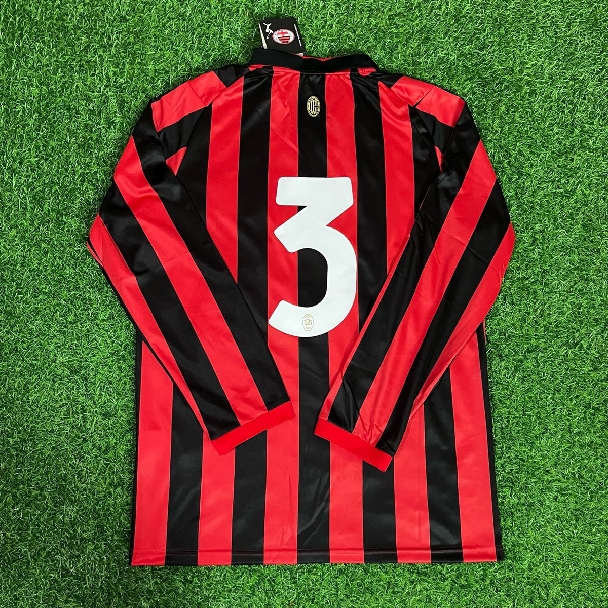 Paolo Maldini 3 - Milan Commemorative Red Black Kit Jersey Trikot Maillot