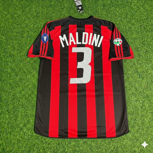 Paolo Maldini Milan 2003/2004 Heim Retro Fußballtrikot