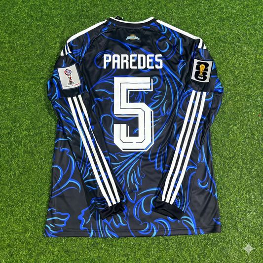 Leandro Paredes Argentinien WM 2026 Langarm-Fußballtrikot