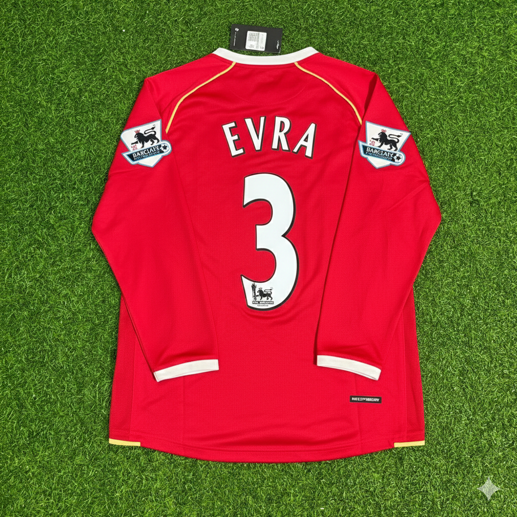 Maillot rouge Manchester United 2006-2007 de Patrice Evra