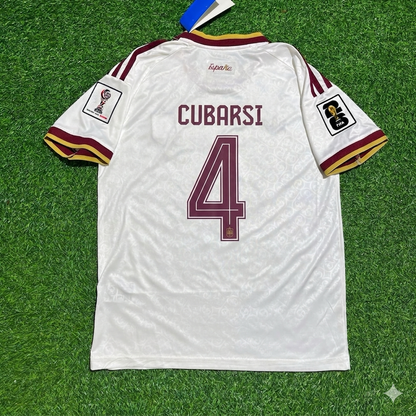 Pau Cubarsí 4- Spain 2026 World Cup Away Football Jersey