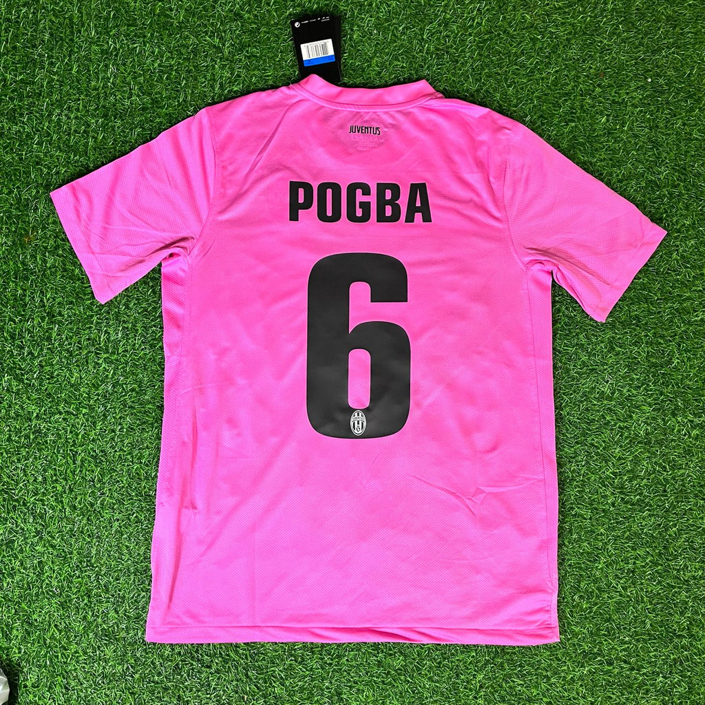 Paul Pogba – Juventus Rosa Trikot Saison 2012/2013 Retro Fußballtrikot