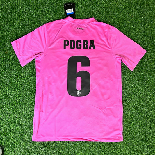 Paul Pogba – Juventus Pink 2012/2013 Season Retro Jersey Soccer Shirt