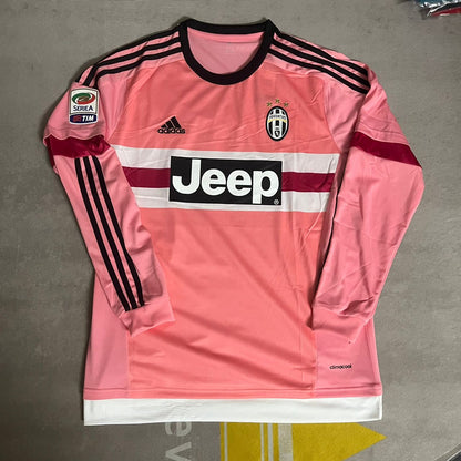 Leonardo Bonucci #19 Juventus Retro 2015-2016 Rosa Trikot Fußballtrikot