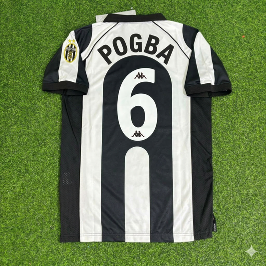 Paul Pogba 6 - Juventus Heimtrikot 1997/1998 Retro-Trikot Fußballshirt