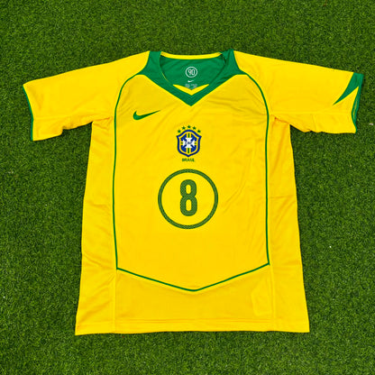Paulinho 8– Brasilien Retro-Trikot – | Trikot | Fußballtrikot