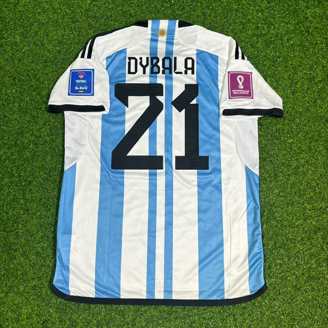 Paulo Dybala #21 Argentinien 2022 Katar-Weltmeister Heimtrikot
