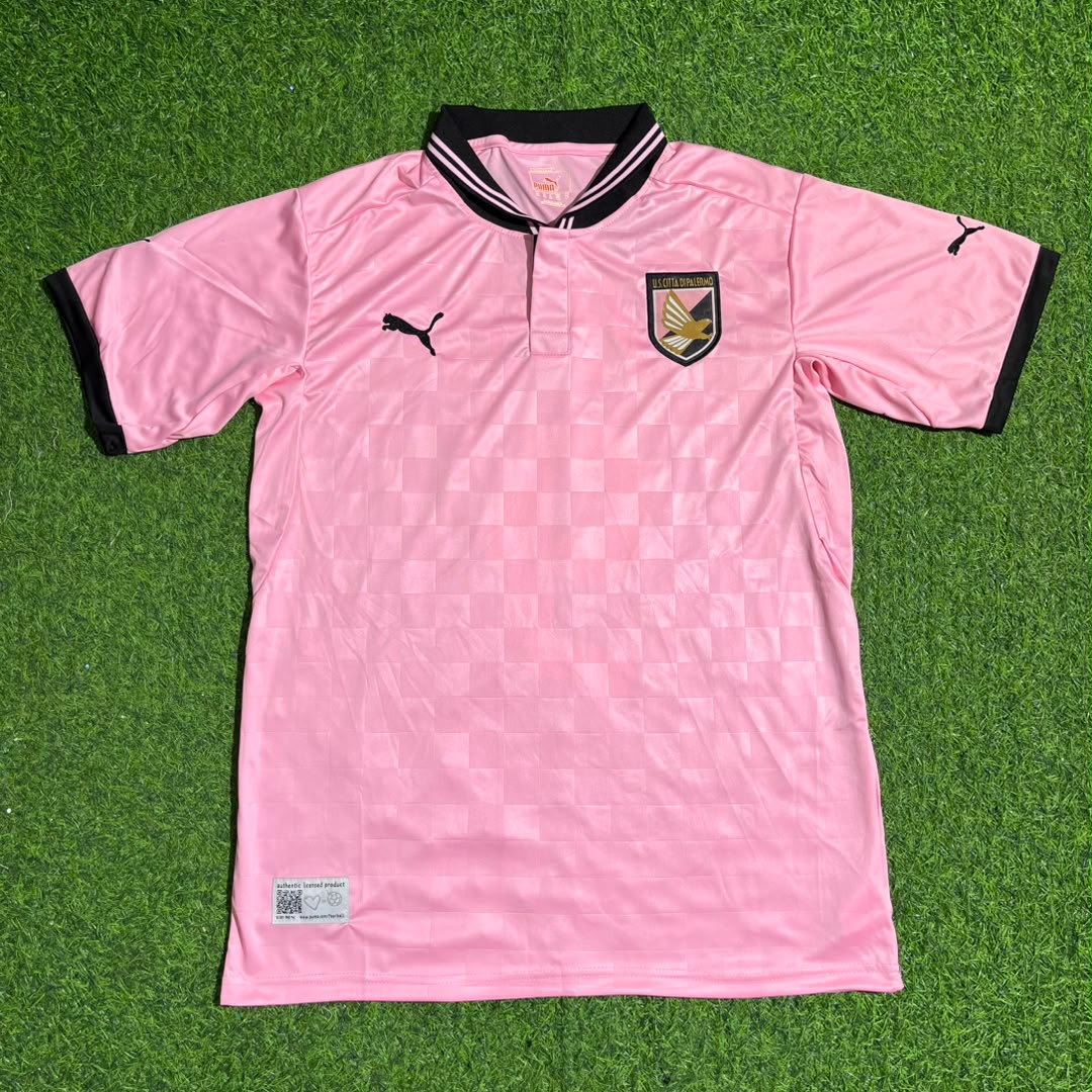 Paulo Dybala Palermo 2012/2013 Season Home Pink Retro Football Jersey Kit Trikot Maillot
