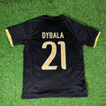 Paulo Dybala #21 – Juventus 2015/16 Schwarzes Retro-Trikot – | Trikot | Maillot Fußballtrikot