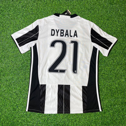 Paulo Dybala Juventus 2016/17 Home Retro Football Jersey Kit