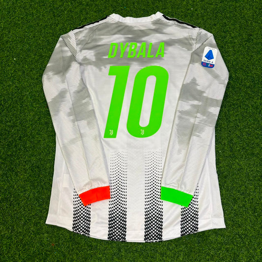 Paulo Dybala #10 Juventus 2019-2020 Langarm Retro Fußballtrikot