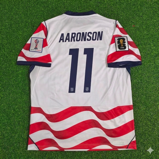 Brenden Aaronson 11- USA 2026 World Cup Home Football Jersey