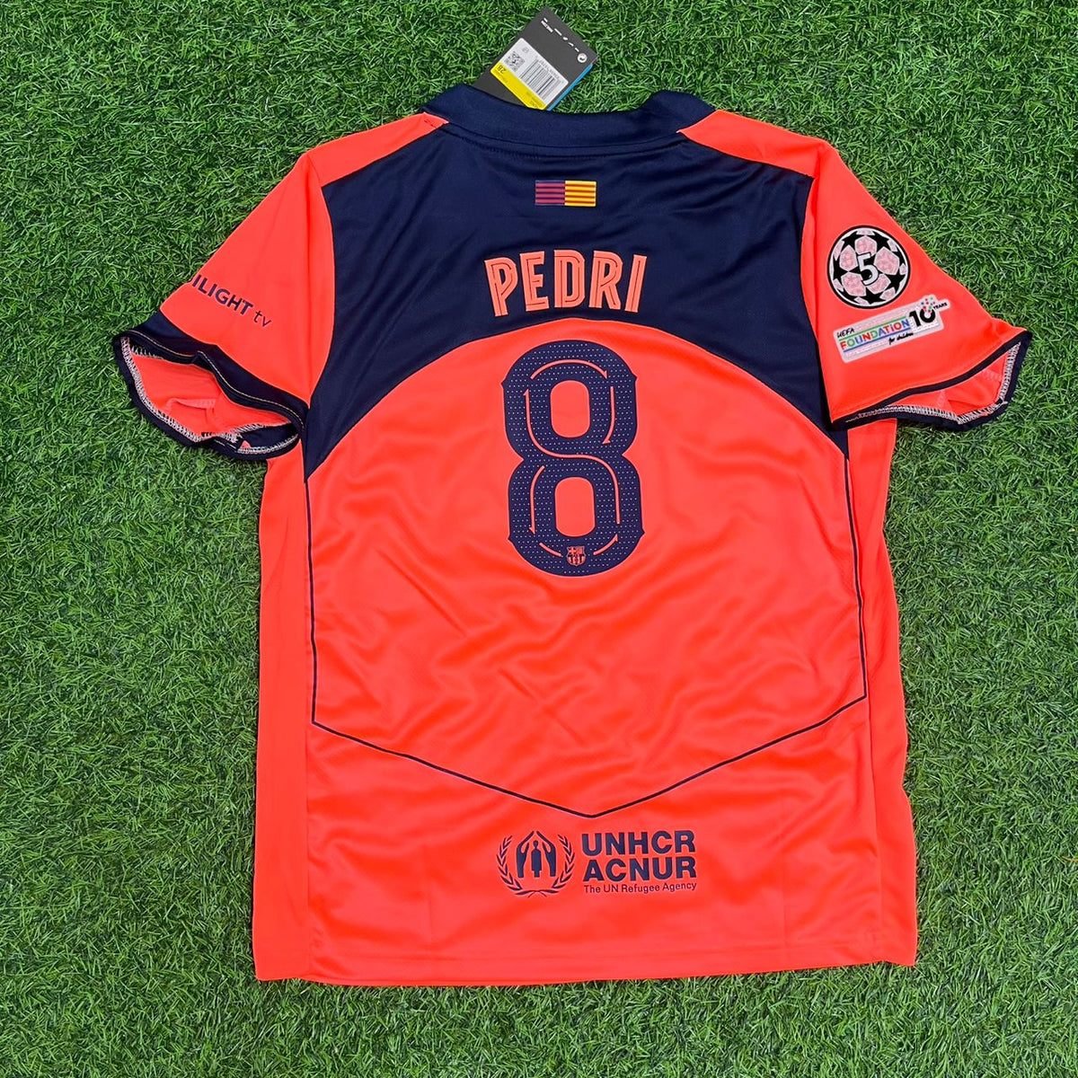 Pedri Barcelona New Season 2026 Orange Jersey Trikot Maillot Soccer Shirt