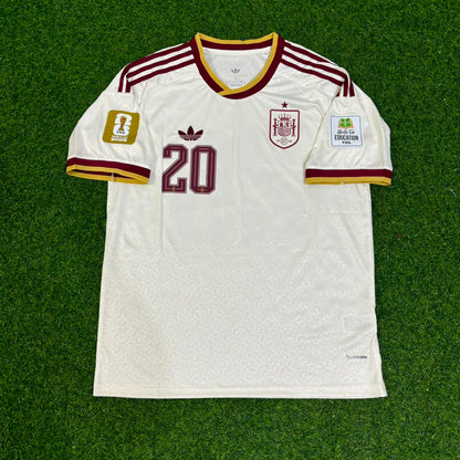 Maillot de Foot Extérieur Pedri 20 - Espagne Coupe du Monde 2026
