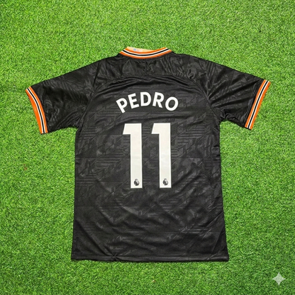 Pedro 11 – Chelsea 2019/2020 Auswärtstrikot-Set in Schwarz im Retro-Design