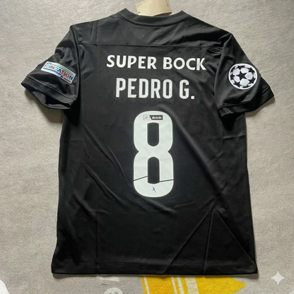 Pedro Gonçalves 8- Sporting CP Lissabon Erinnerungs-Schwarztrikot