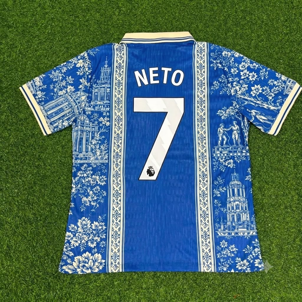 Pedro Neto Chelsea 2027 Maillot bleu et blanc