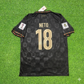 Pedro Neto #18 Portugal 2026 World Cup Black Football Jersey