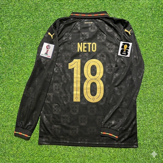Pedro Neto Portugal 2026 WM Heim Langarm Trikot