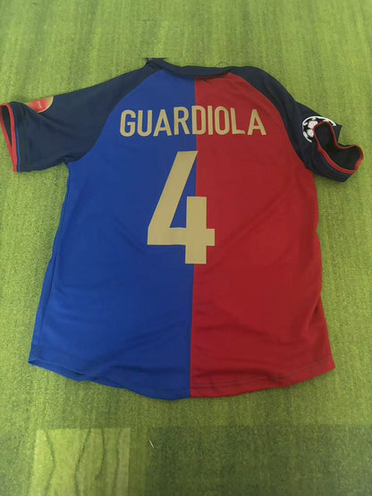 Pep Guardiola Barcelona 1998/1999 Retro Kit Jersey – | Trikot | Maillot Soccer Shirt