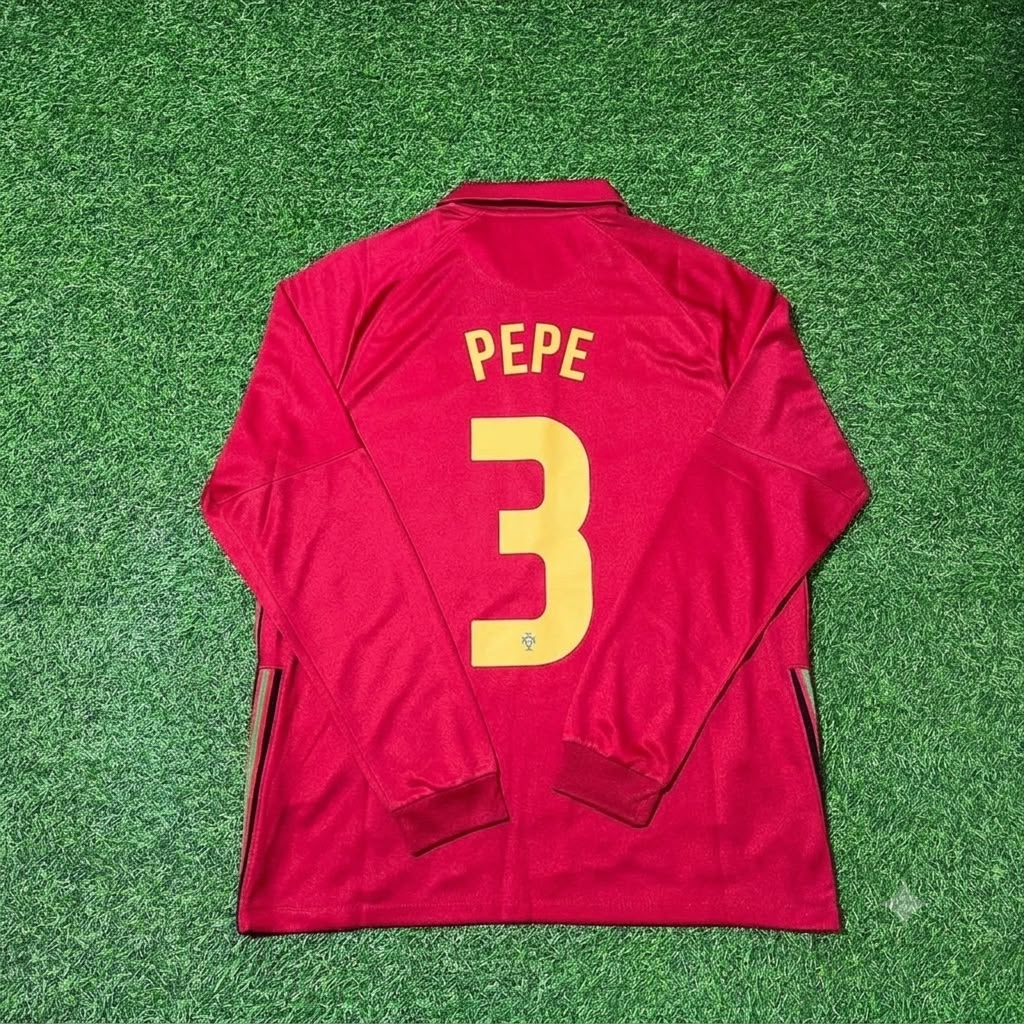 Maillot de football à manches longues Pepe Portugal Euro 2020