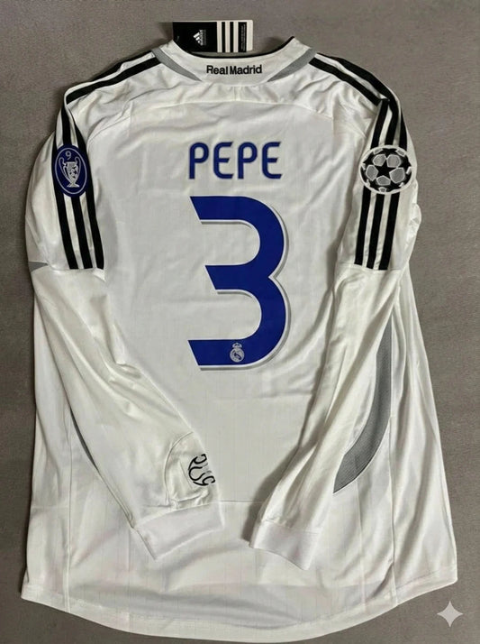 Pepe 3 - Real Madrid 2006-2007 Trikot (weiß-schwarz) Fußballtrikot
