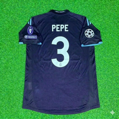 Pepe 3- Real Madrid 2009/2010 Away Retro Football Jersey Kit