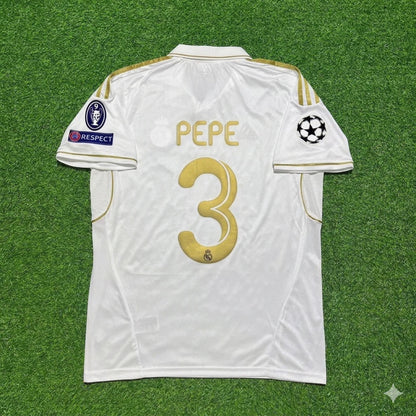 Pepe #3 Real Madrid 2011-2012 Jersey Soccer Shirt Trikot