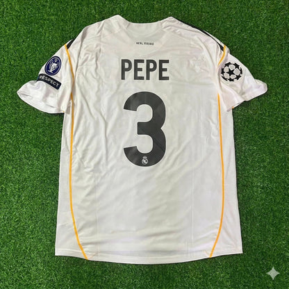 Pepe Real Madrid 2009 2010 Retro Jersey Soccer Shirt Trikot