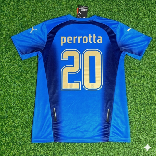 Simone Perrotta 20 - Italy 2006 World Cup Final Retro Jersey Maillot Trikot Maglia Soccer Shirt