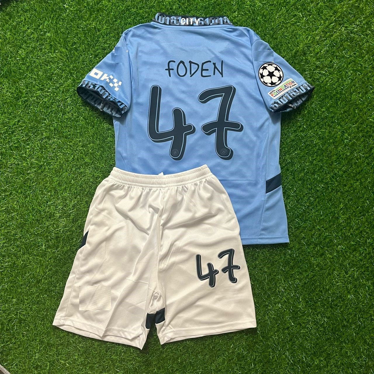 Phil Foden Manchester City Kit Jersey Trikot Maillot Soccer Shirt