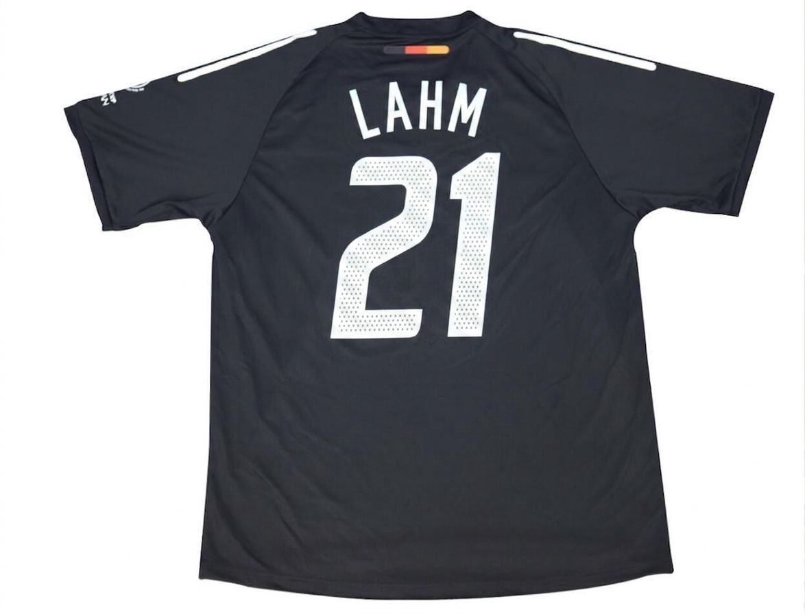 Philipp Lahm Deutschland 2002 Weltmeisterschaft Japan Korea Schwarz Retro Trikot