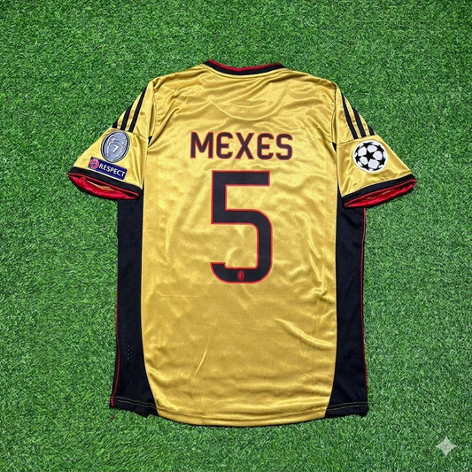 Philippe Mexès #5 AC Milan 2013 2014 Camiseta Retro Dorada