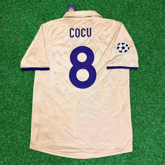 Maillot Rétro Phillip Cocu 8 Barcelone Saison 2001 2002 Maillot de Football