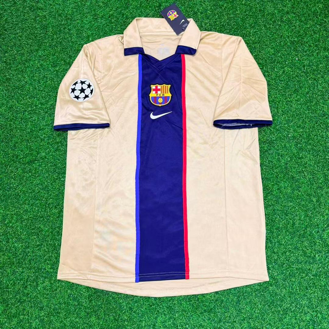 Phillip Cocu 8 Barcelona 2001 2002 Season Retro Jersey Maillot Trikot Maglia Soccer Shirt