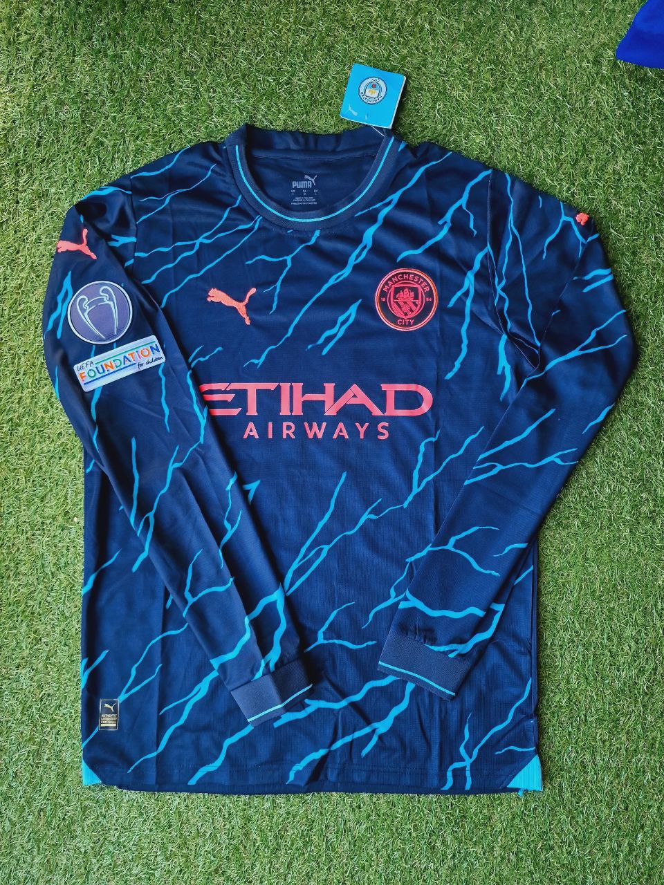 Erling Haaland Manchester City Special Font Jersey