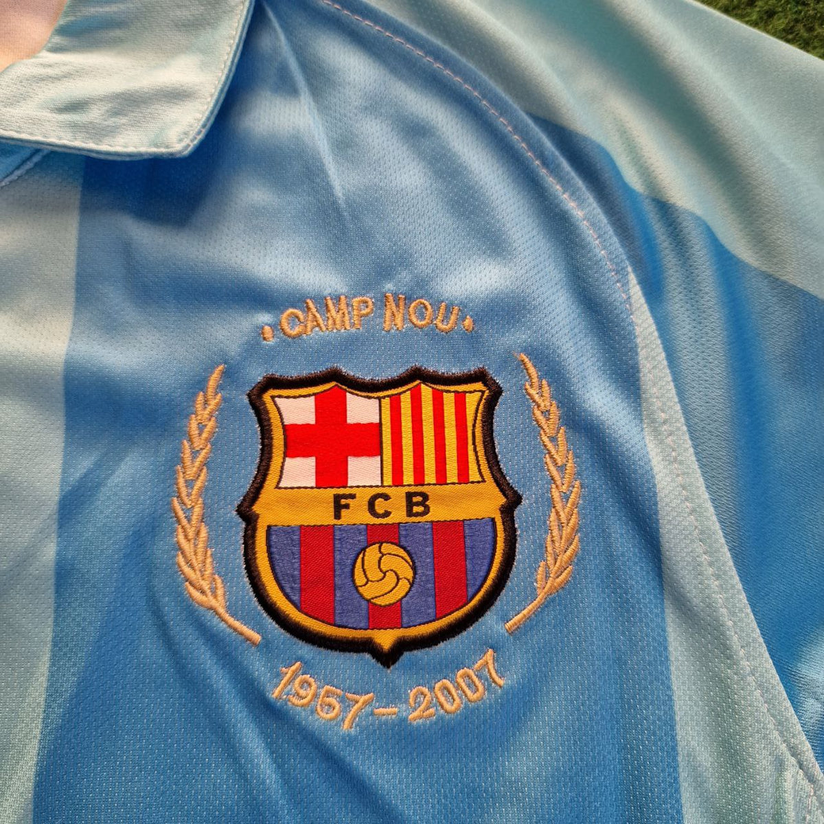 Ronaldinho Gaucho Barcelona 2008 Auswärtstrikot Blau Retro Trikot Maillot Fußballtrikot