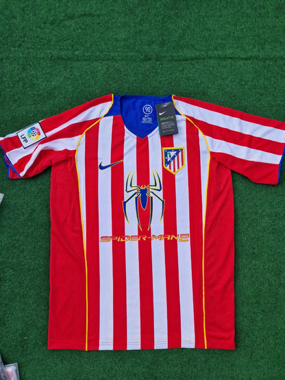 Fernando Torres Atletico Madrid 2004 2005 SpiderMan Retro Fußballtrikot