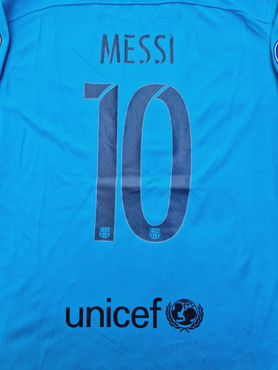 Maillot rétro Lionel Messi Barcelone Ligue des Champions 2015-2016