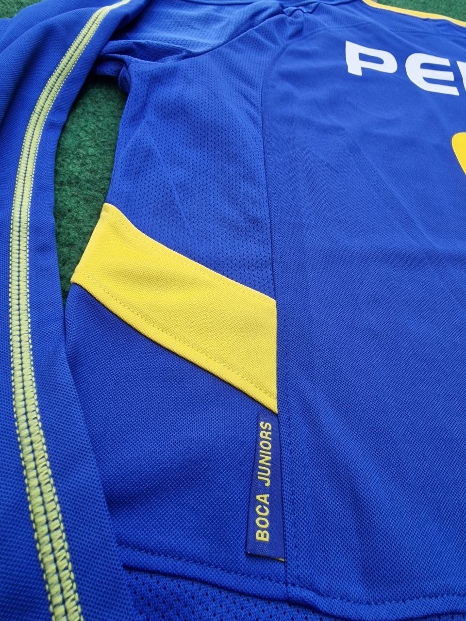 Juan Roman Riquelme Boca Juniors 2003-2004 Long Sleeve Retro Football Jersey