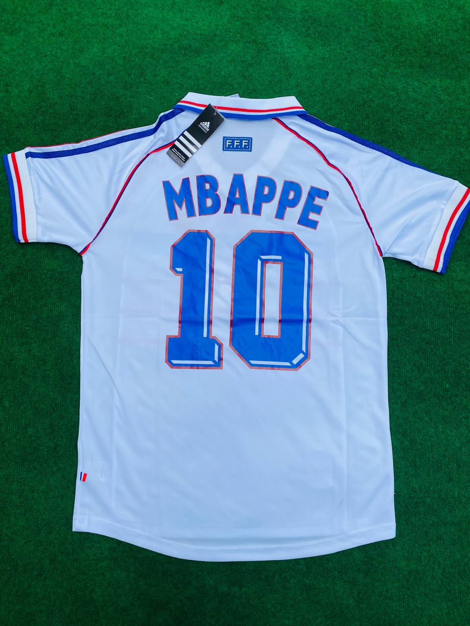 Frankreich Mbappé Retro Trikot