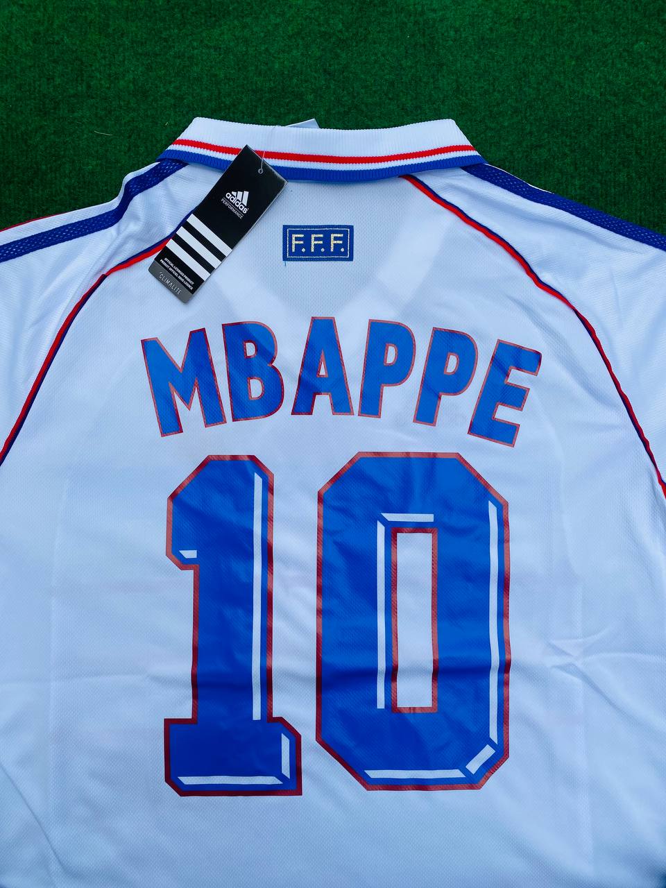 Frankreich Mbappé Retro Trikot