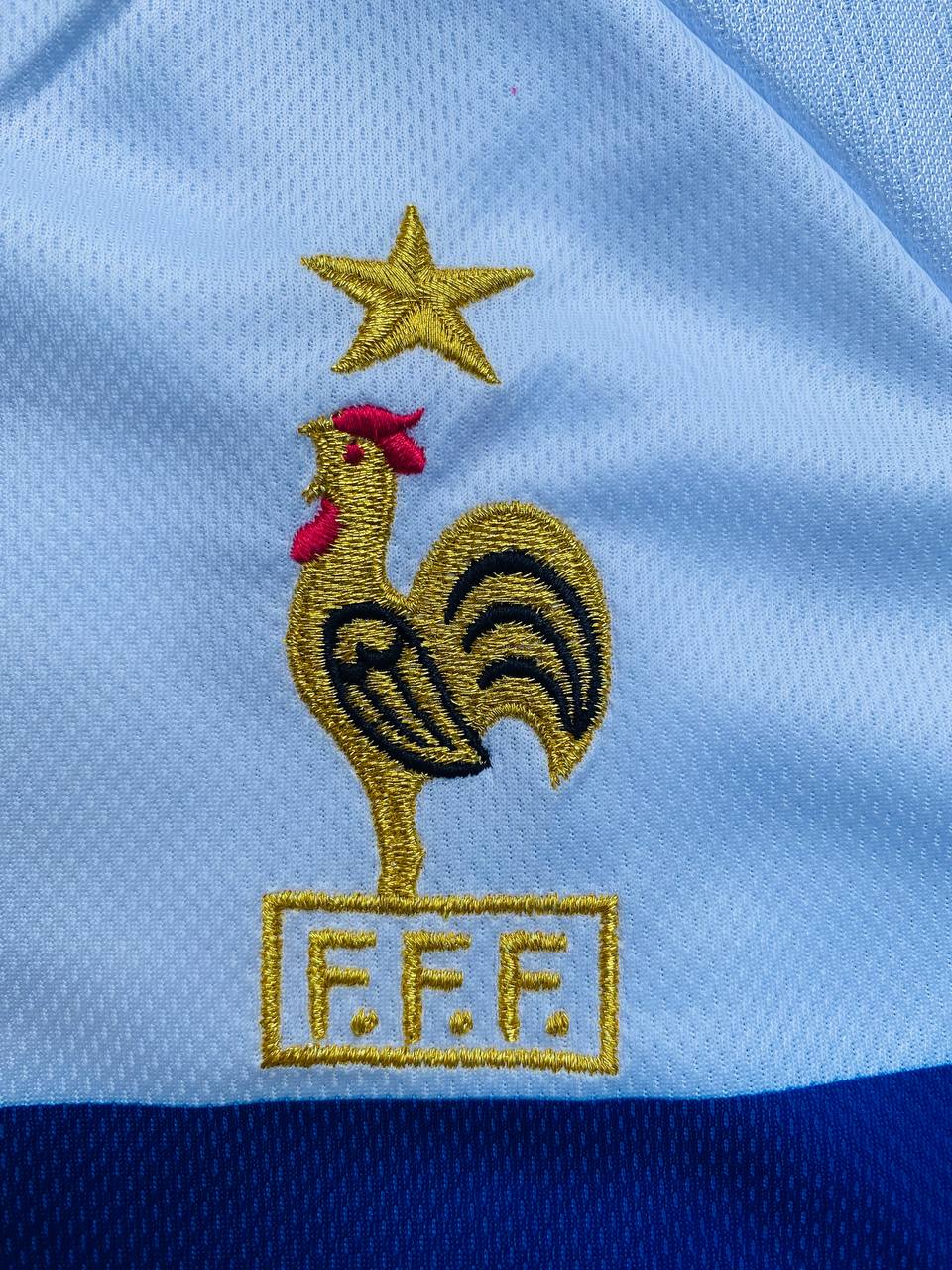Thierry Henry – Frankreich 1998 Weltmeisterschaft Weißes Retro-Trikot – | Trikot | Maillot Retro