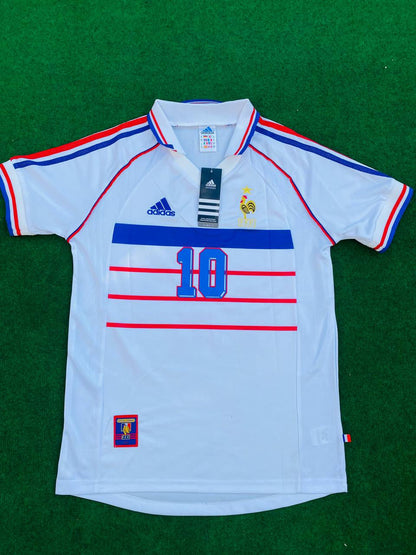 Zinedine Zidane Frankreich 1998 WM Retro Trikot
