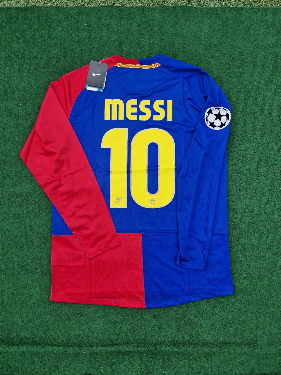 Lionel Messi Barcelona 2009 Champions League Final Retro Jersey
