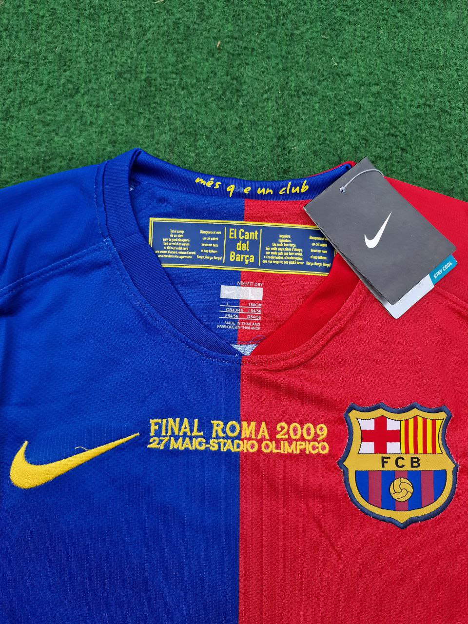Lionel Messi Barcelona 2009 Champions League Final Retro Jersey